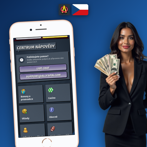 Allyspin Casino kontakt – zákaznická podpora přes živý chat a e-mail nepřetržitě