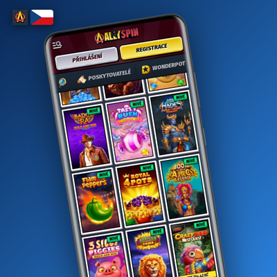 Ikona rychlé pokladny Allyspin Casino mobilní aplikace pro vklady a výběry