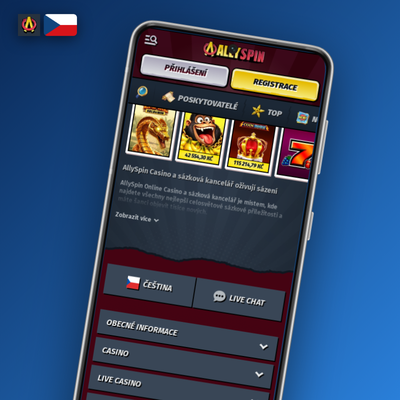 Platby v CZK přes karty, e-peněženky a kryptoměny v Allyspin Casino bez poplatků