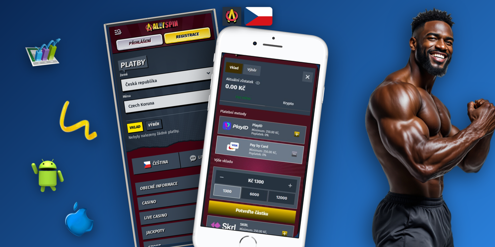 Uvítací bonus Allyspin Casino 250 % až 25 000 CZK a 200 free spinů po prvním vkladu